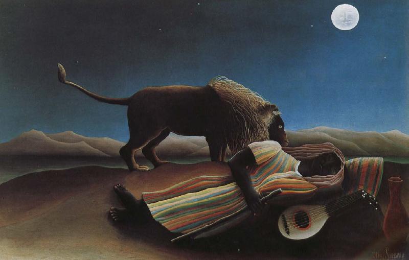 Henri Rousseau Roma s sleep Sweden oil painting art